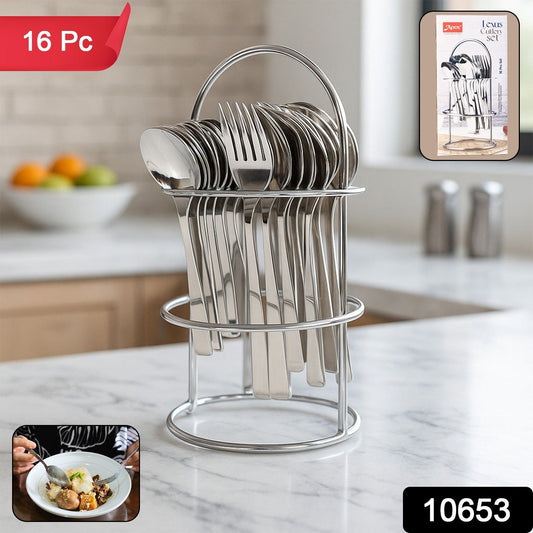 Apex Premium Stainless Steel Cutlery (16 Pc / Set)