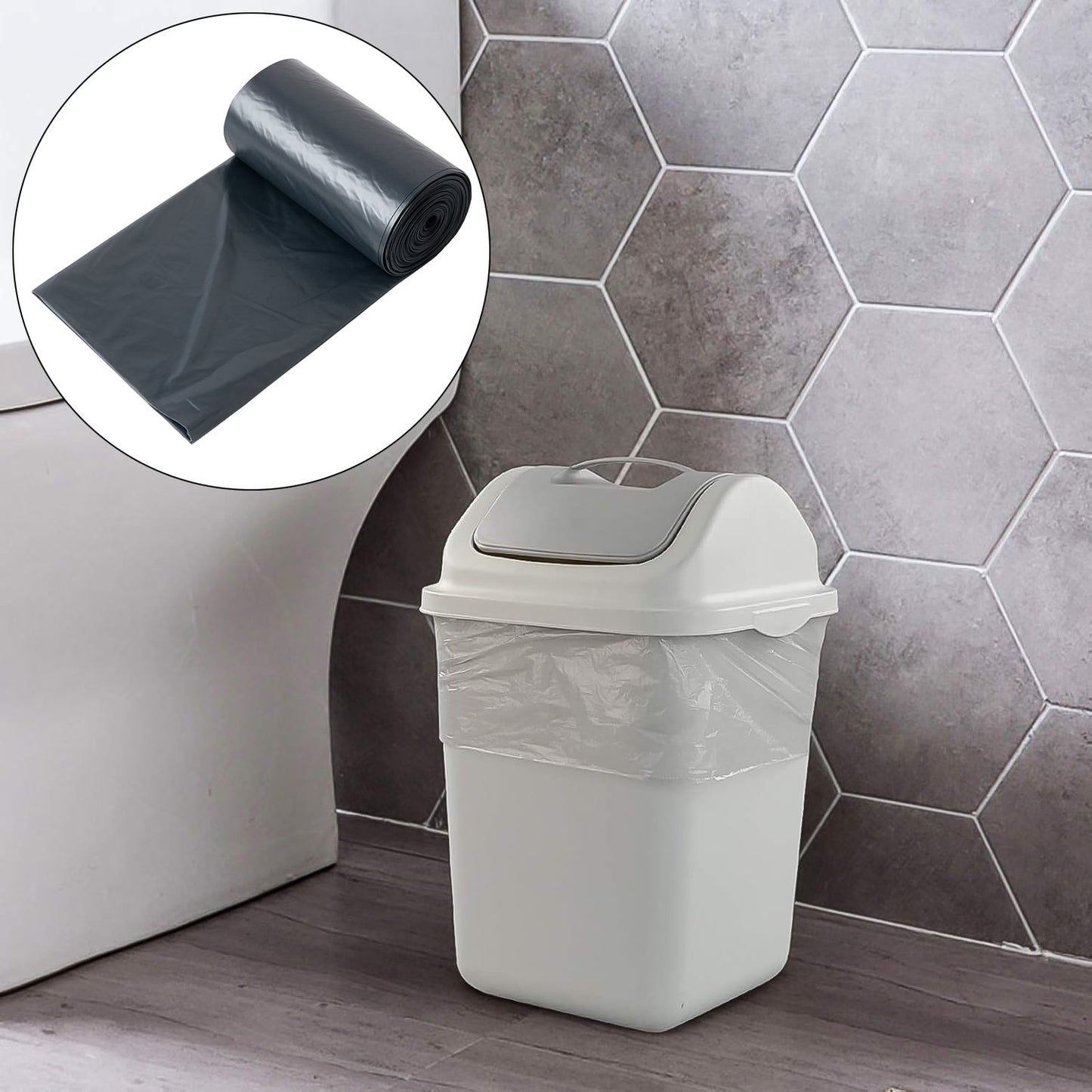 Plastic Waste Bag Roll 
