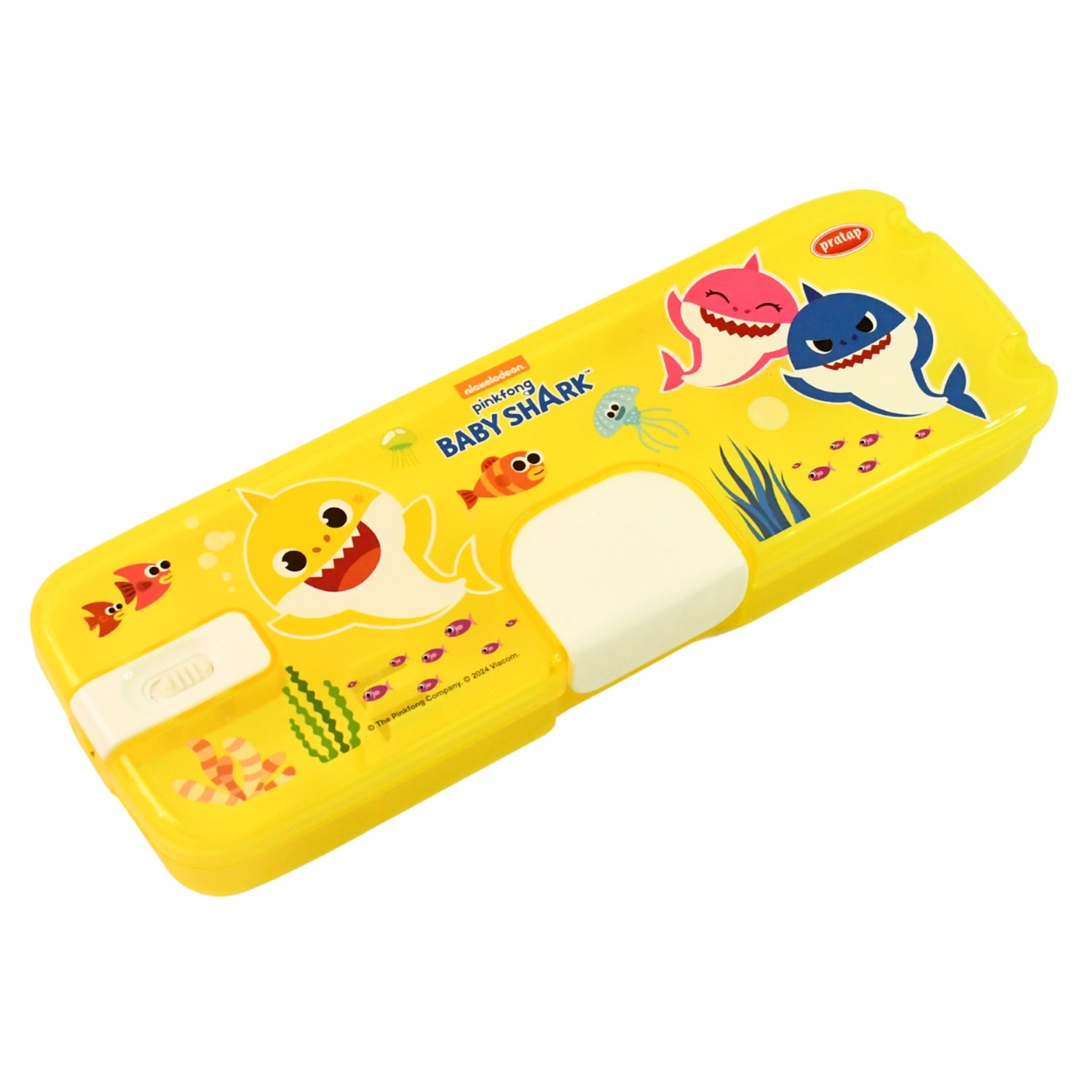 Colorful LED Light Cartoon Pencil Box