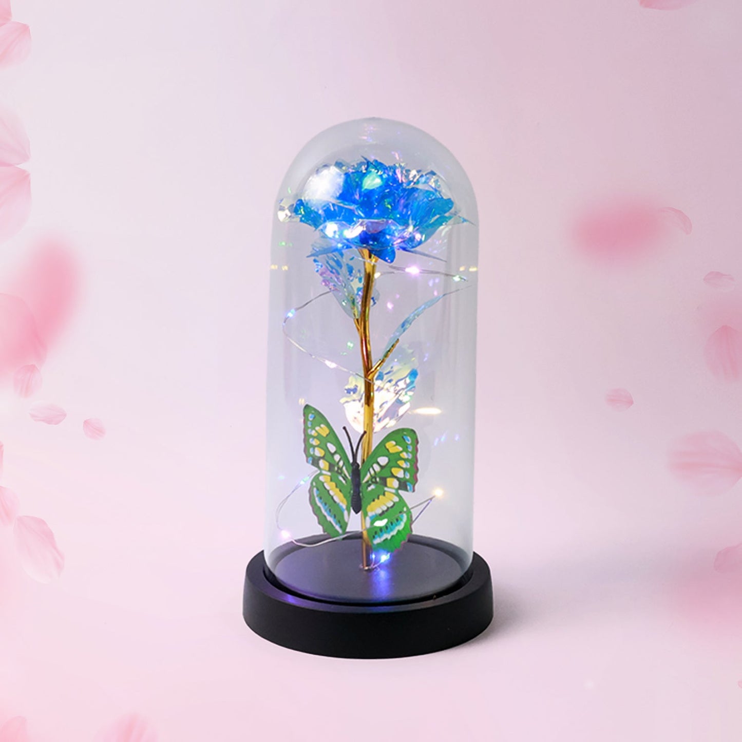 Starlit Petal Rose Decor