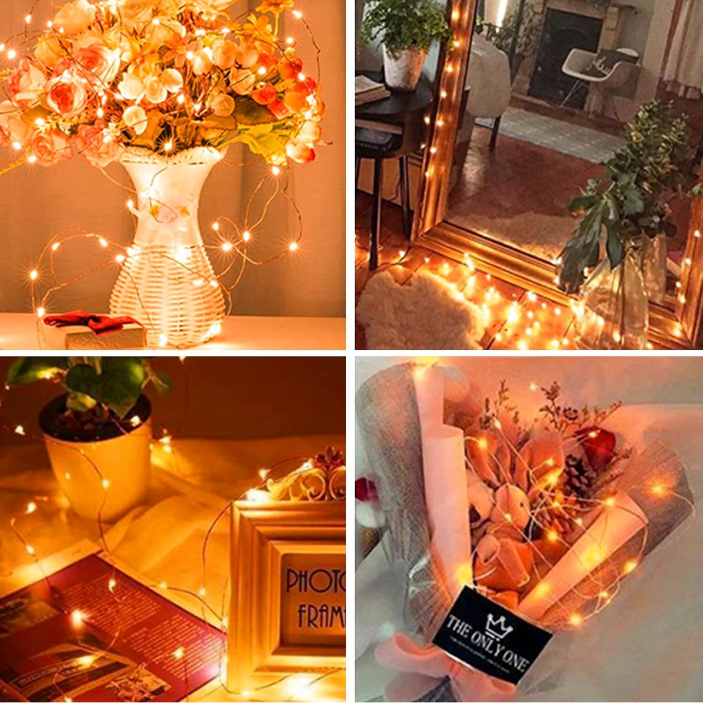 LED Flexible Wire Waterproof Lights for Party (2AA Battery Operated, Battery not included)