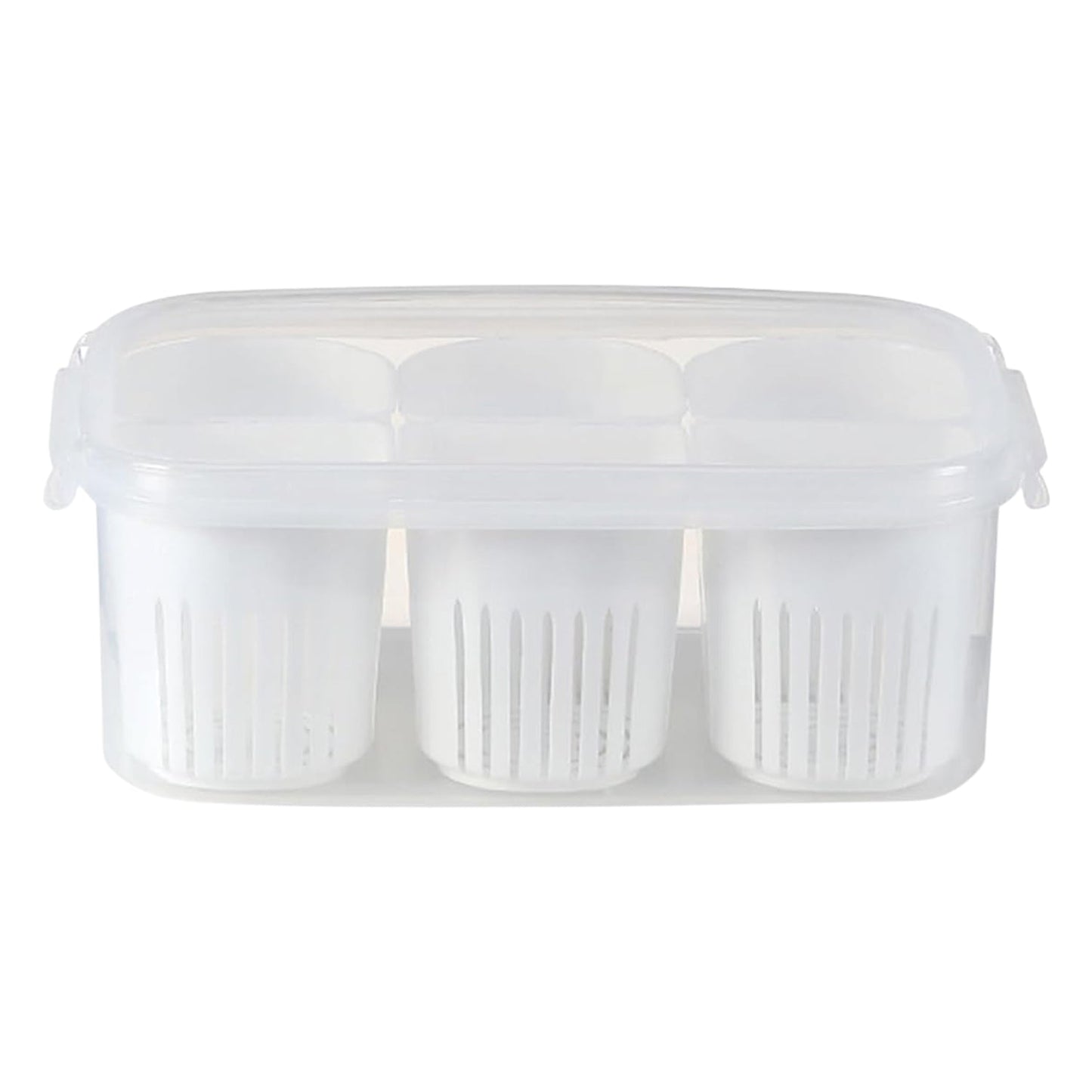 Fridge Storage Boxes Freezer Storage Containers, Container for Kitchen Storage Set, Storage in Kitchen, Vegetable Storage, Draining Crisper Refrigerator Food Box (1 Pc)