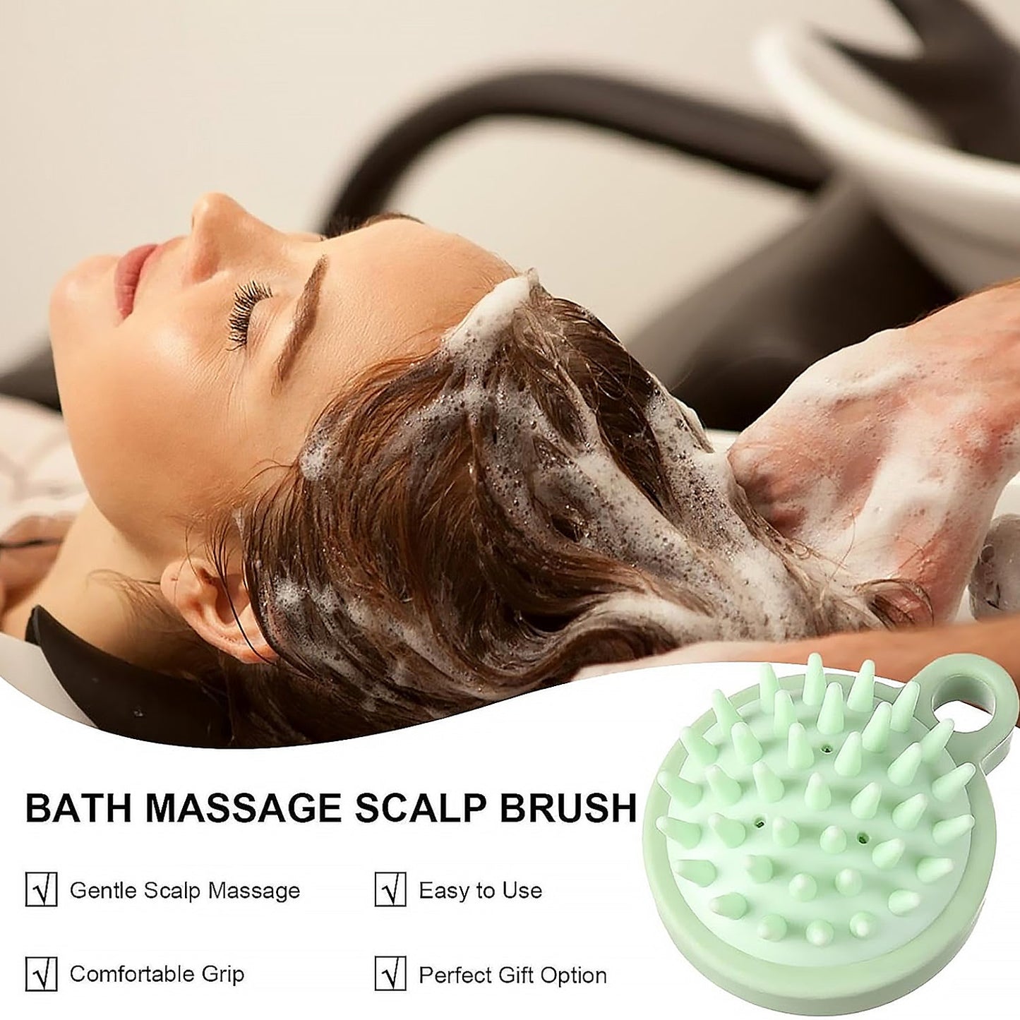 Portable Scalp Massage Comb – Shower & Hair Brush for Relaxing Shampoo Massage, Hair accessories