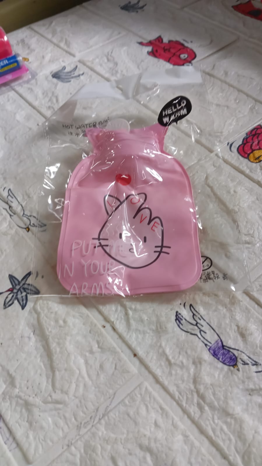 Mix-Design Printed Small Hot Water Bag – Leak-Proof Hot/Cold Therapy for Pain Relief (1 Pc)