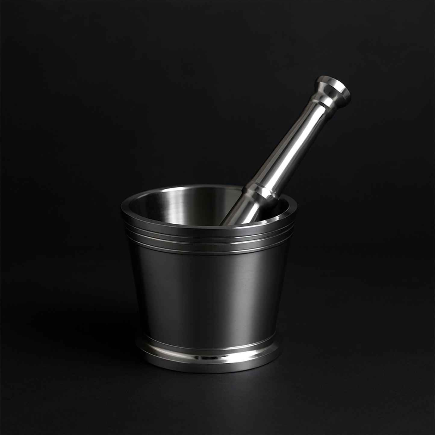 Heavy Duty Stainless Steel Mortar and Pestle Set for Kitchen, Khalbatta Set (2 Pc Set)