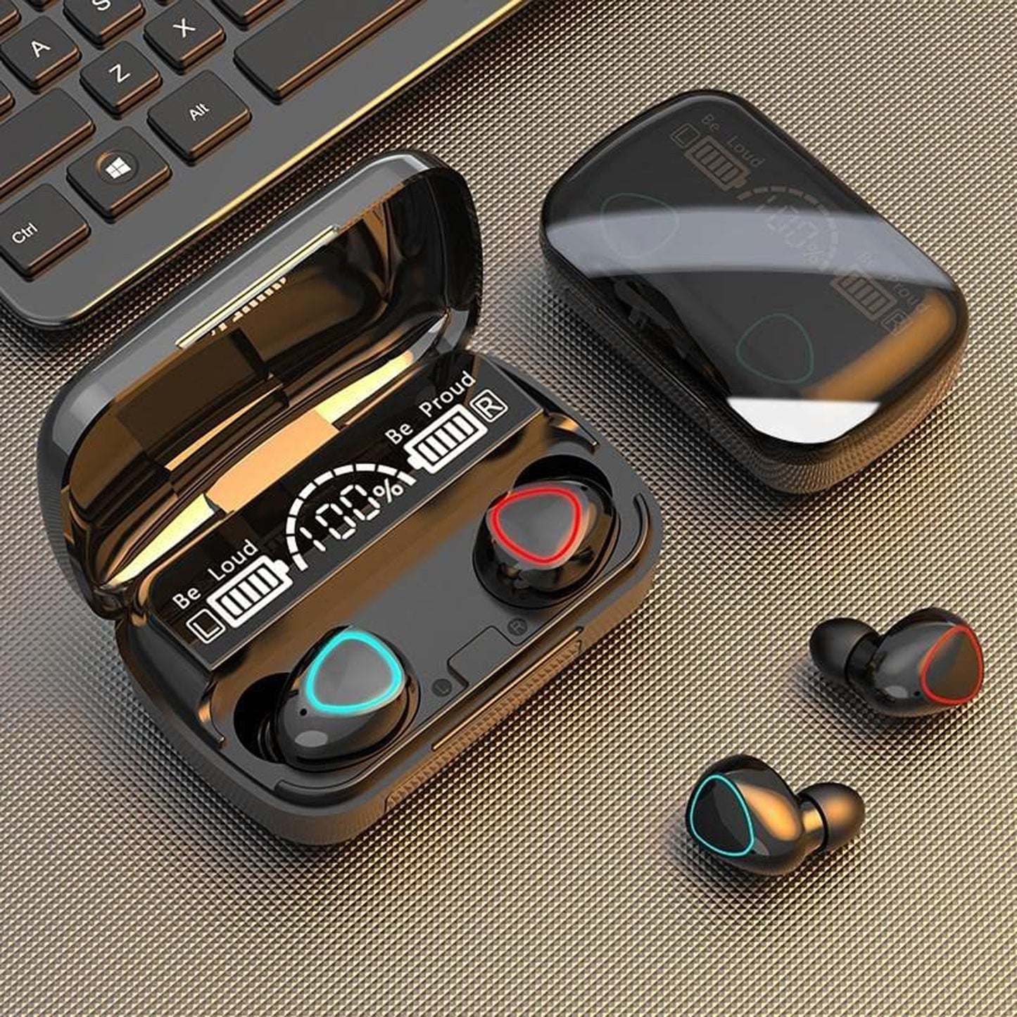 6644 Newest Wireless In Ear Earbuds Bluetooth 5.0 Headphones Mini Stereo Earbuds Sport Headset Bass Sound Built-in Micphone