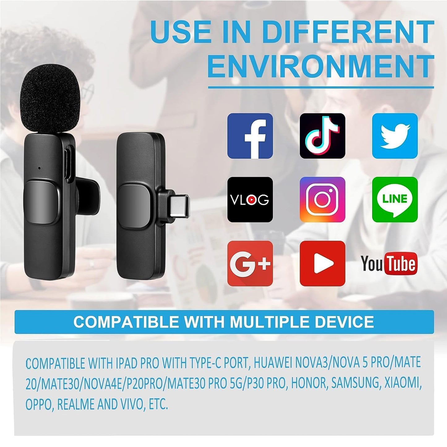 K9 Dual Wireless Microphone Set
